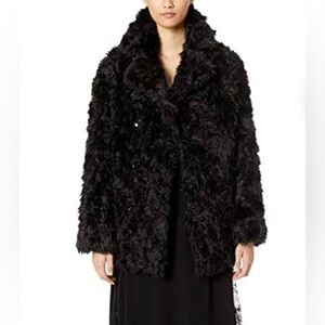 The Kooples Faux Fur Coat
